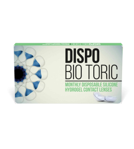 עדשות מגע חודשיות טוריות DISPO BIO Toric