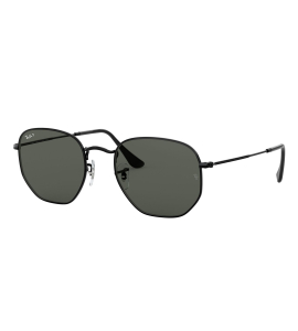 משקפי שמש RAY BAN מסגרת מתכת שחורה עדשת POLARIZED מידה 51-21